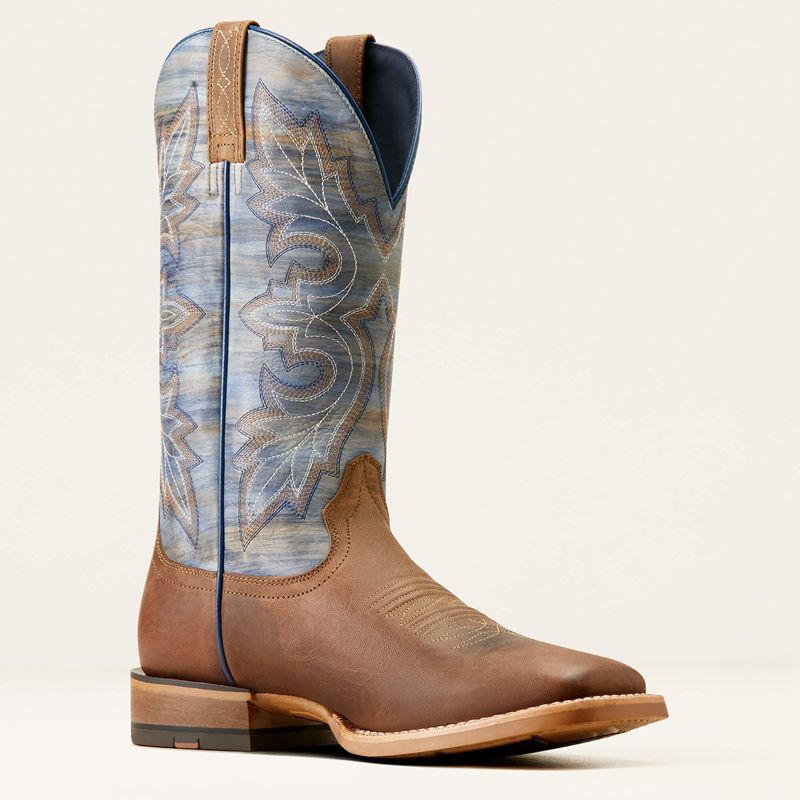 Ariat Standout Cowboy Boot Niebieskie Polska | CDGSXW-642