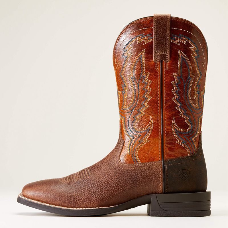 Ariat Steadfast Western Boot Brązowe Polska | VBSLYT-549