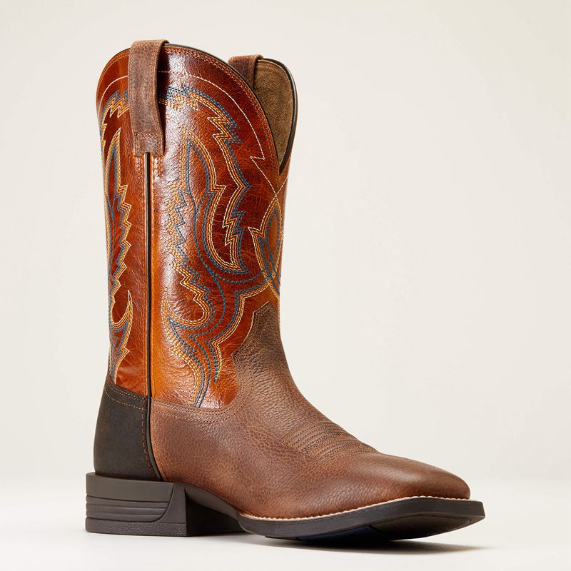 Ariat Steadfast Western Boot Brązowe Polska | VBSLYT-549