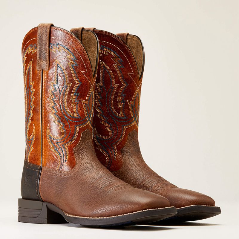 Ariat Steadfast Western Boot Brązowe Polska | VBSLYT-549