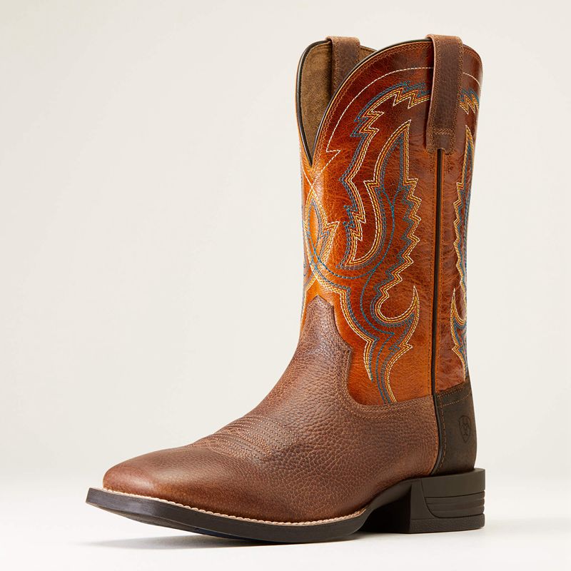 Ariat Steadfast Western Boot Brązowe Polska | VBSLYT-549