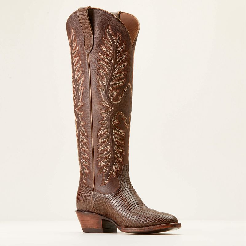 Ariat Sterling Margot Stretchfit Western Boot Czekolada Polska | CWVSNM-215