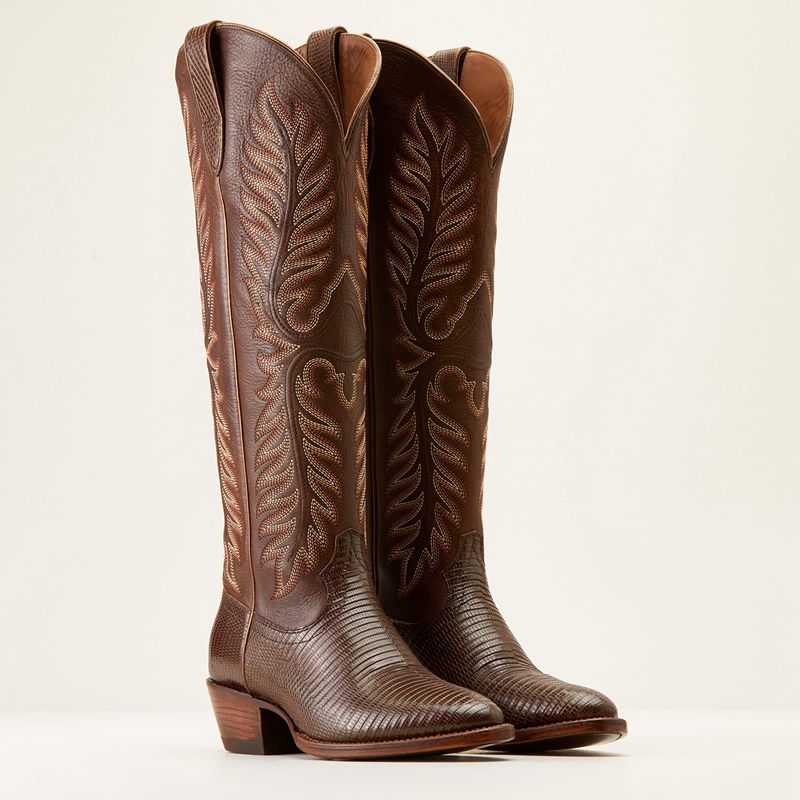 Ariat Sterling Margot Stretchfit Western Boot Czekolada Polska | CWVSNM-215