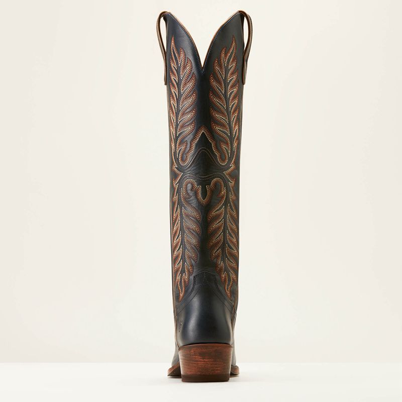 Ariat Sterling Margot Stretchfit Western Boot Premium Denim Polska | VJKOXU-749