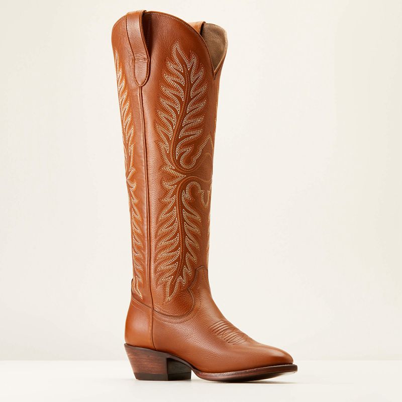 Ariat Sterling Margot Stretchfit Western Boot Sweetest Honey Polska | NGUROS-745