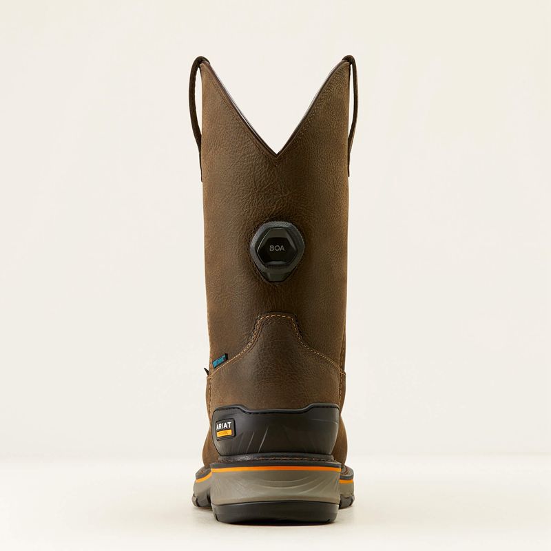 Ariat Stump Jumper Pull-On Boa Waterproof Composite Toe Work Boot Kawa Polska | ZYBSMK-435