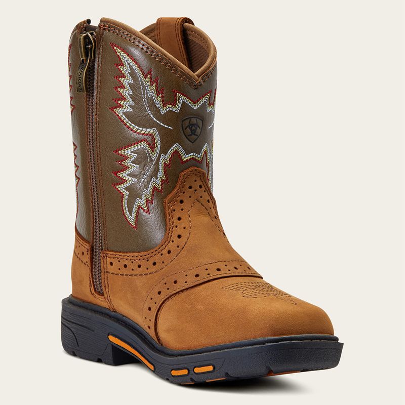 Ariat Td Lil' Stompers Durango Boot Brązowe Polska | VGIANE-509