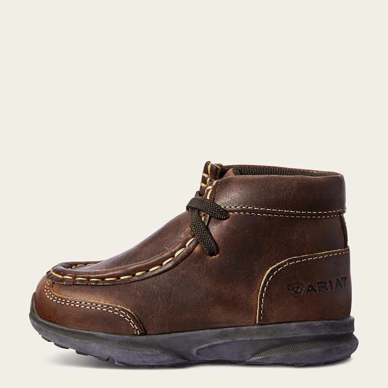 Ariat Td Lil' Stompers Garrison Spitfire Brązowe Polska | HAFSJT-642