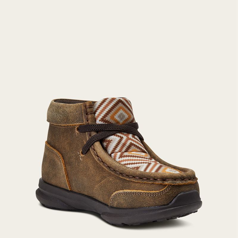 Ariat Td Lil' Stompers Jamie Spitfire Brązowe Polska | GXMTBN-503