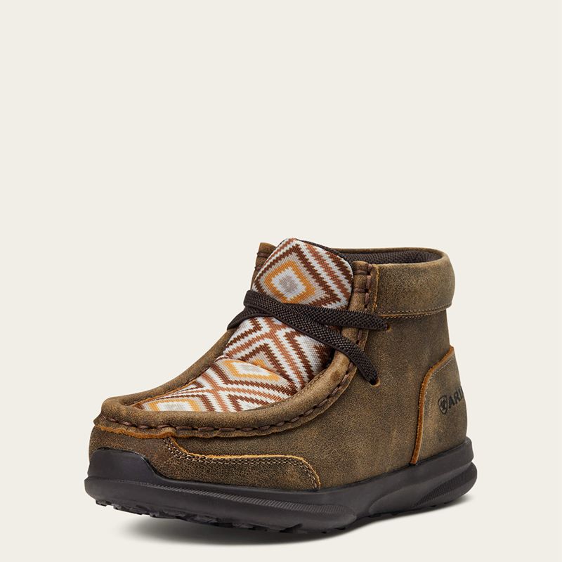 Ariat Td Lil\' Stompers Jamie Spitfire Brązowe Polska | GXMTBN-503