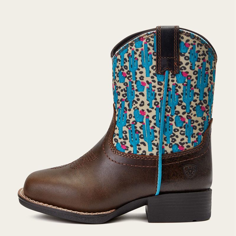 Ariat Td Lil' Stompers Sonora Boot Brązowe Polska | HVEPKC-058