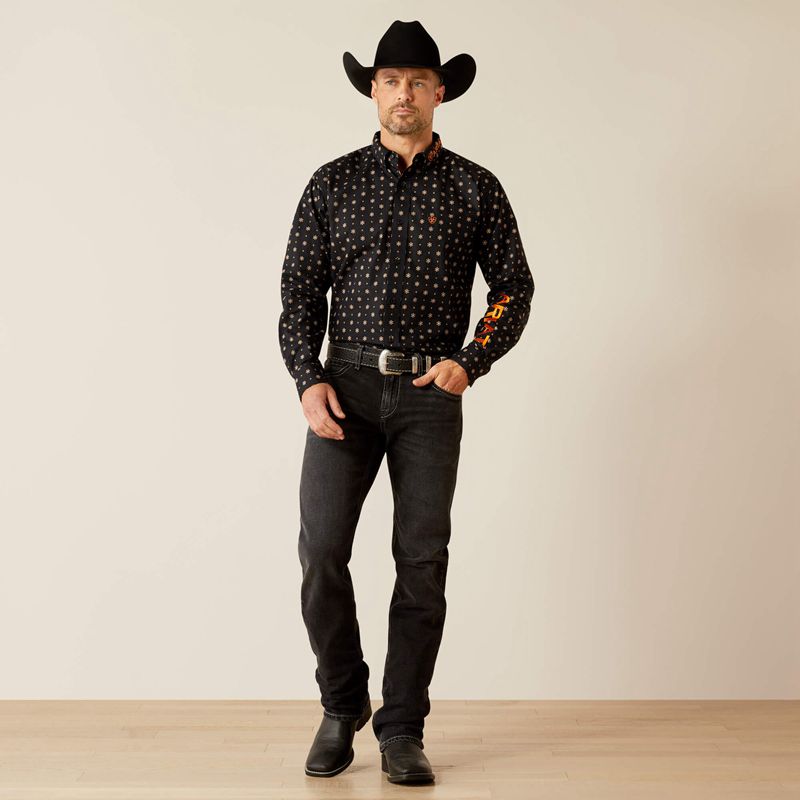 Ariat Team Kelvin Classic Fit Shirt Szare Polska | YUGRDZ-514