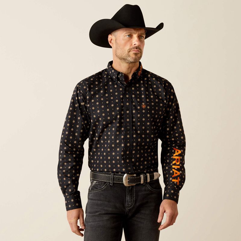 Ariat Team Kelvin Classic Fit Shirt Szare Polska | YUGRDZ-514