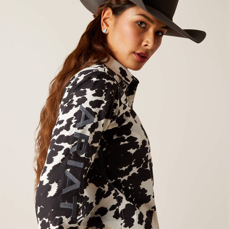 Ariat Team Kirby Stretch Shirt Cow Polska | INZVPC-714