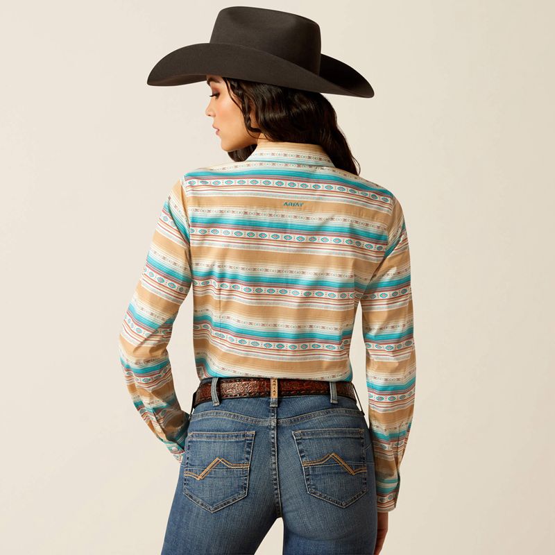 Ariat Team Kirby Stretch Shirt Fallon Serape Print Polska | VFZWCL-163