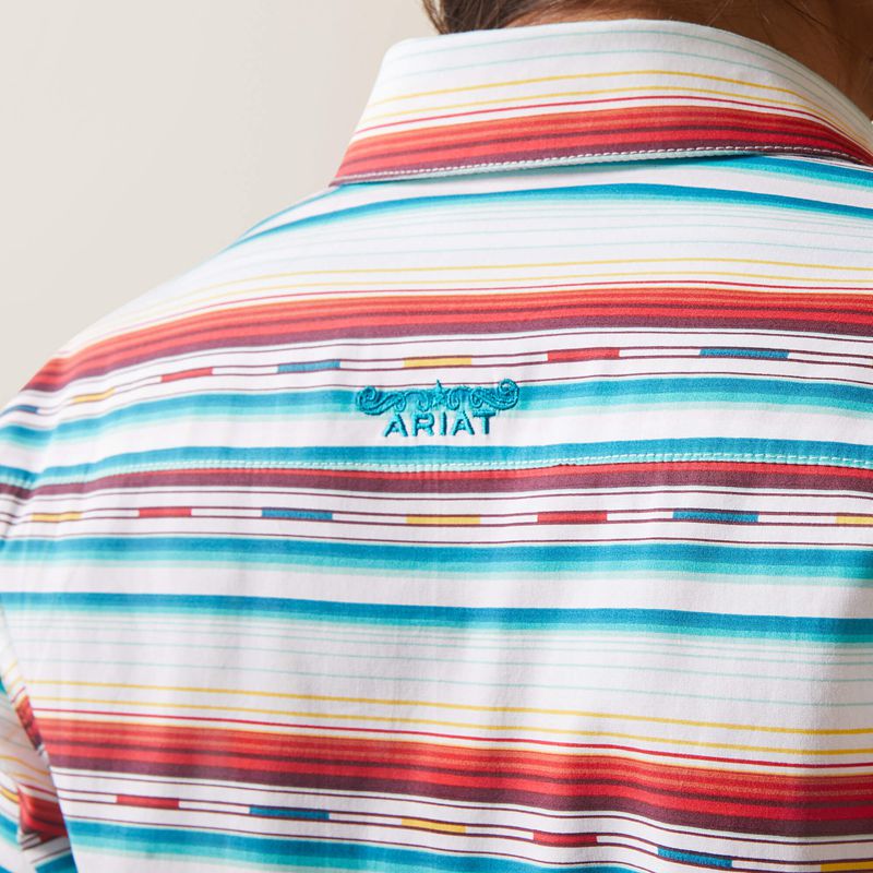 Ariat Team Kirby Stretch Shirt Rosa Serape Polska | MAUNRC-706