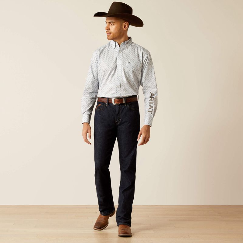 Ariat Team Kody Classic Fit Shirt Głęboka Szare Polska | LCXQIH-870