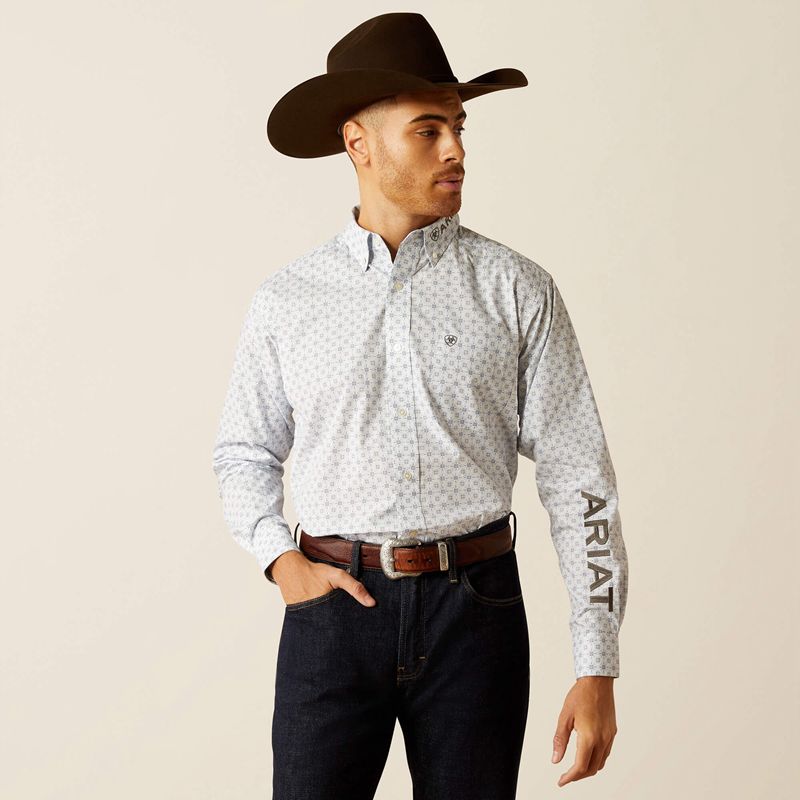 Ariat Team Kody Classic Fit Shirt Głęboka Szare Polska | LCXQIH-870