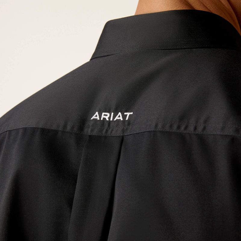 Ariat Team Logo Twill Classic Fit Shirt Czarne Polska | MNTBWL-283