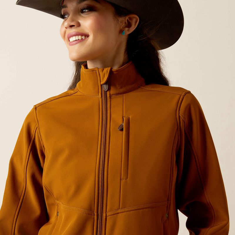 Ariat Team Patriot Softshell Jacket Chestnut Horse Polska | IQCXHM-904