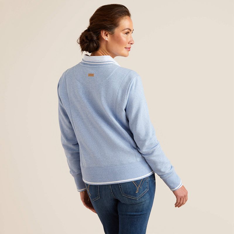 Ariat Tedstock Sweatshirt Głęboka Niebieskie Polska | RWNQAS-362