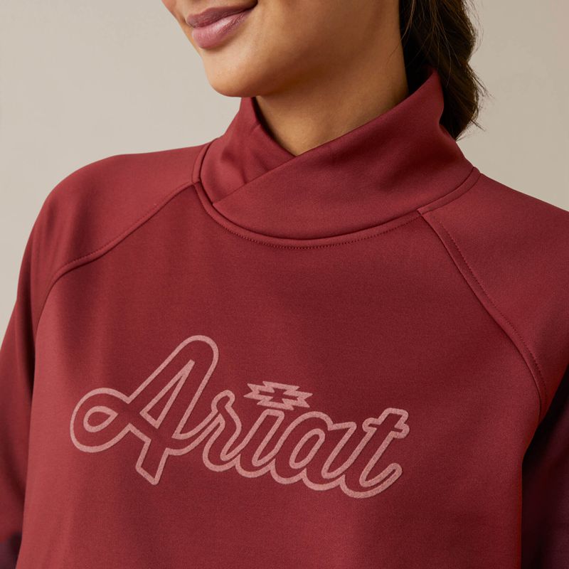 Ariat Tek Crossover Sweatshirt Burnt Russet Polska | XWGVYA-705