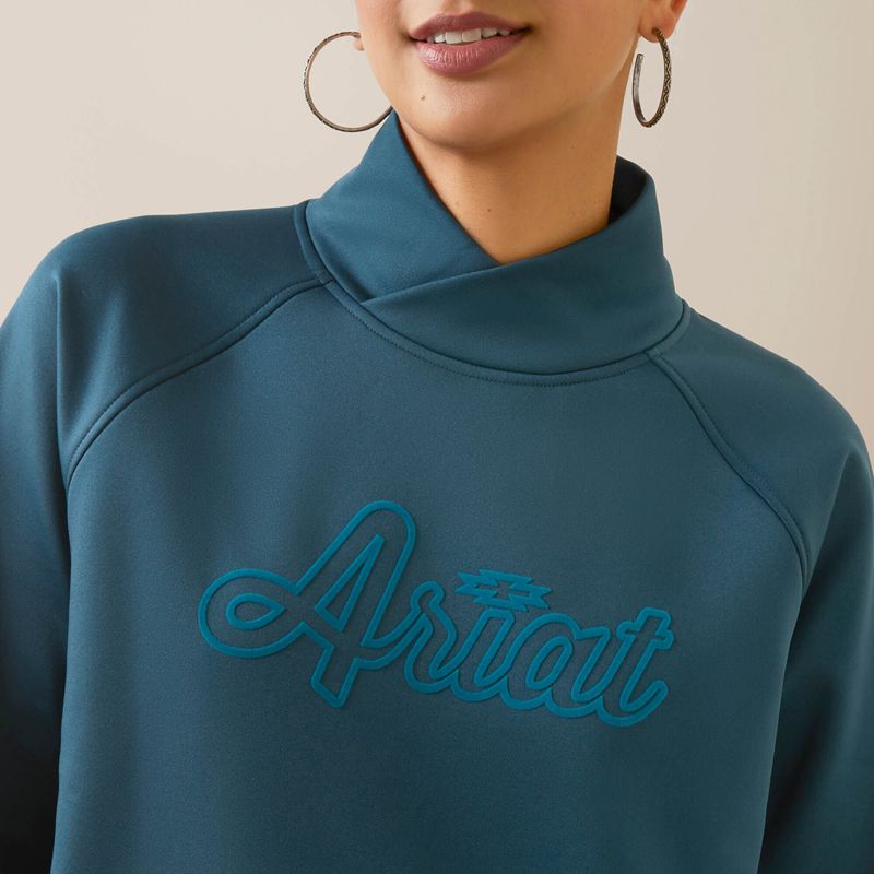 Ariat Tek Crossover Sweatshirt Reflecting Pond Polska | EHZQLT-640