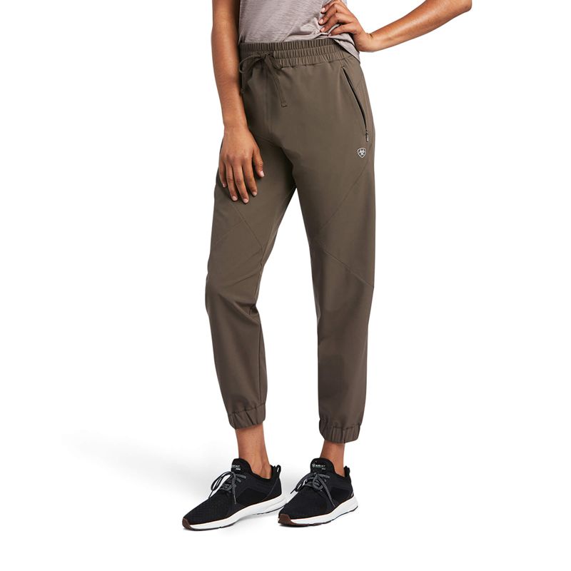 Ariat Tek Jogger Sweatpants Banyan Bark Polska | QNOBGU-684