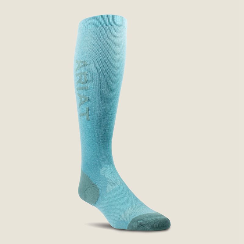 Ariat Tek Performance Socks Brittany Blue/Atlantic Polska | WSXZKN-173