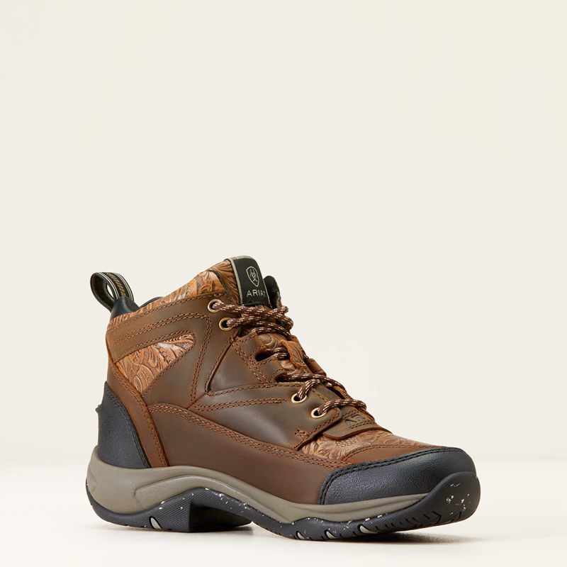 Ariat Terrain Eco Boot Brązowe Polska | DTBKVM-759