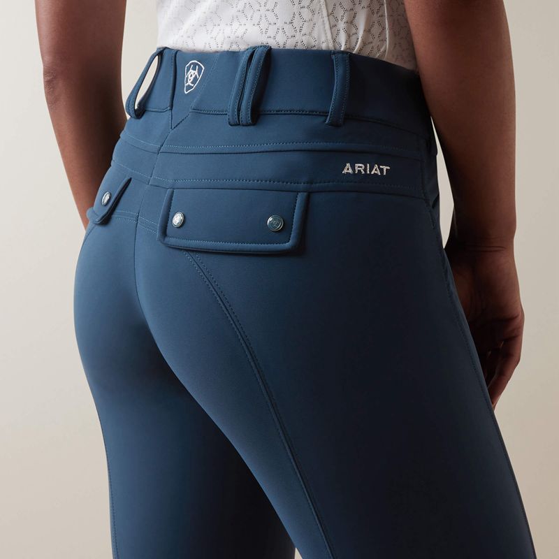 Ariat Tri Factor Grip Knee Patch Breech Jasny Polska | DRGJCQ-715