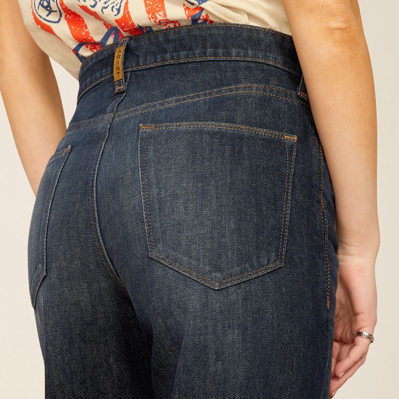 Ariat Ultra High Rise Jasmine Tomboy Wide Leg Jeans Arizona Polska | JLPMZA-198