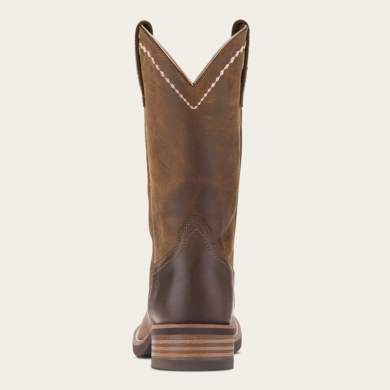 Ariat Unbridled Roper Western Boot Brązowe Polska | AURMWF-516