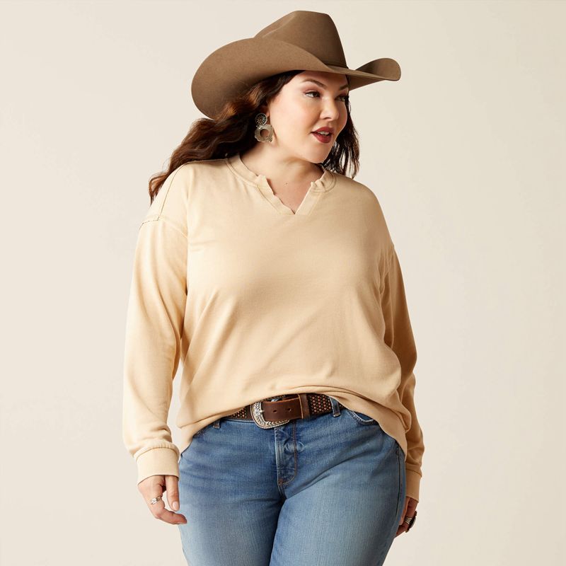 Ariat Unwind Sweatshirt Tannin Polska | LQZGYU-481