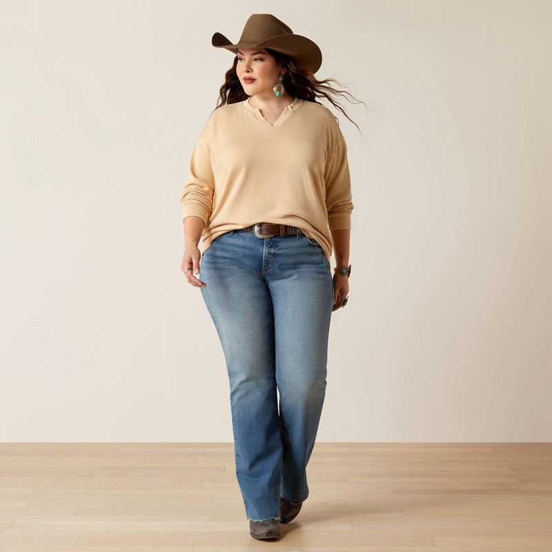 Ariat Unwind Sweatshirt Tannin Polska | LQZGYU-481