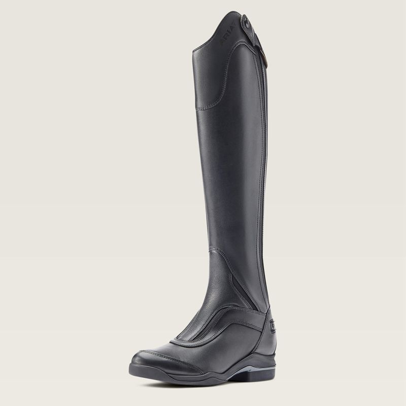 Ariat V Sport Zip Tall Riding Boot Czarne Polska | OZNVTW-873