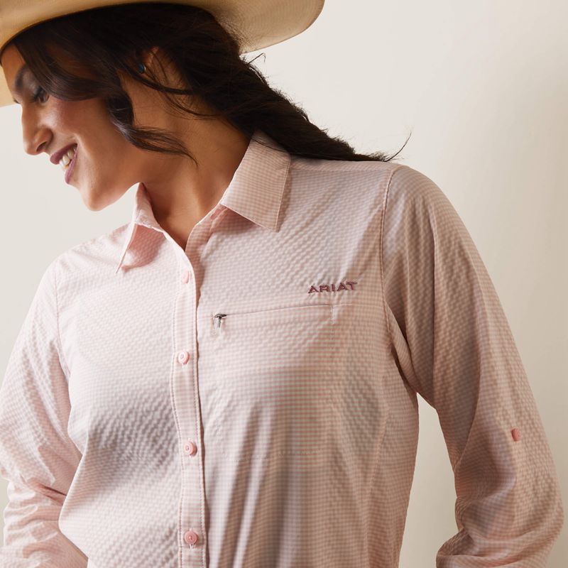 Ariat Venttek Stretch Shirt Koralowe Polska | MJOEWQ-948