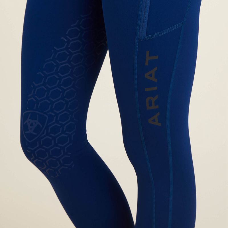 Ariat Venture Thermal Half Grip Tight Niebieskie Polska | LBVADJ-963