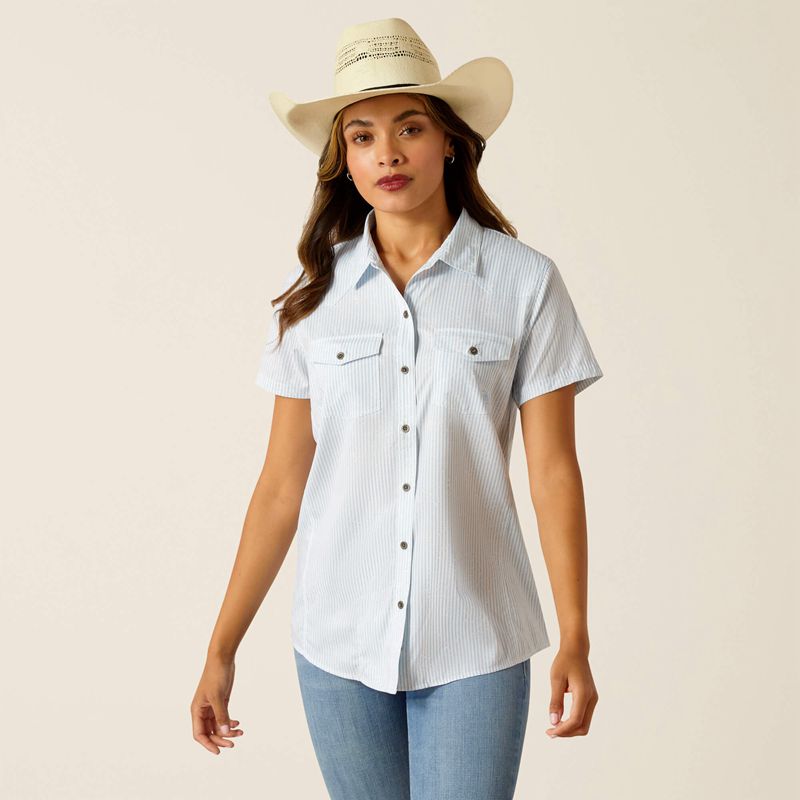 Ariat Western Venttek Shirt Paski Polska | BXKCZQ-594