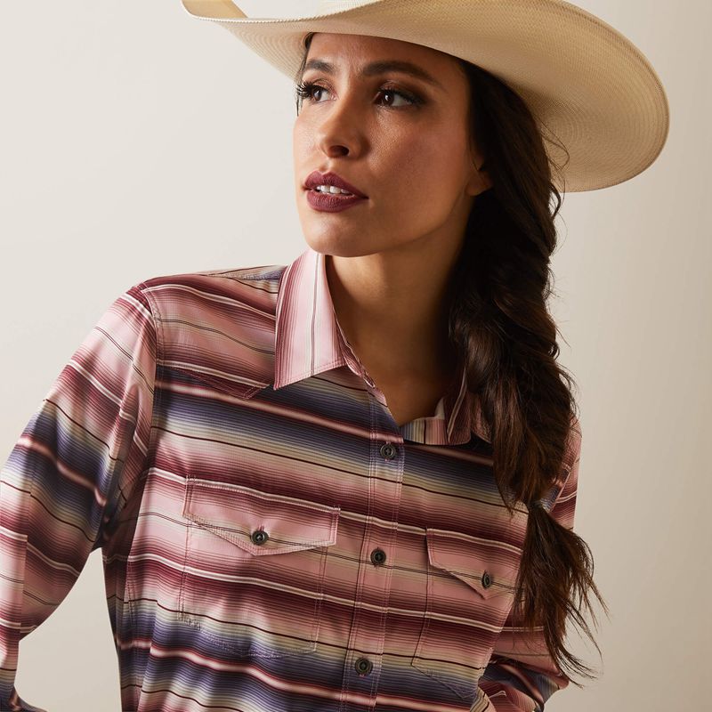 Ariat Western Venttek Stretch Shirt Reata Serape Polska | QANUEP-097