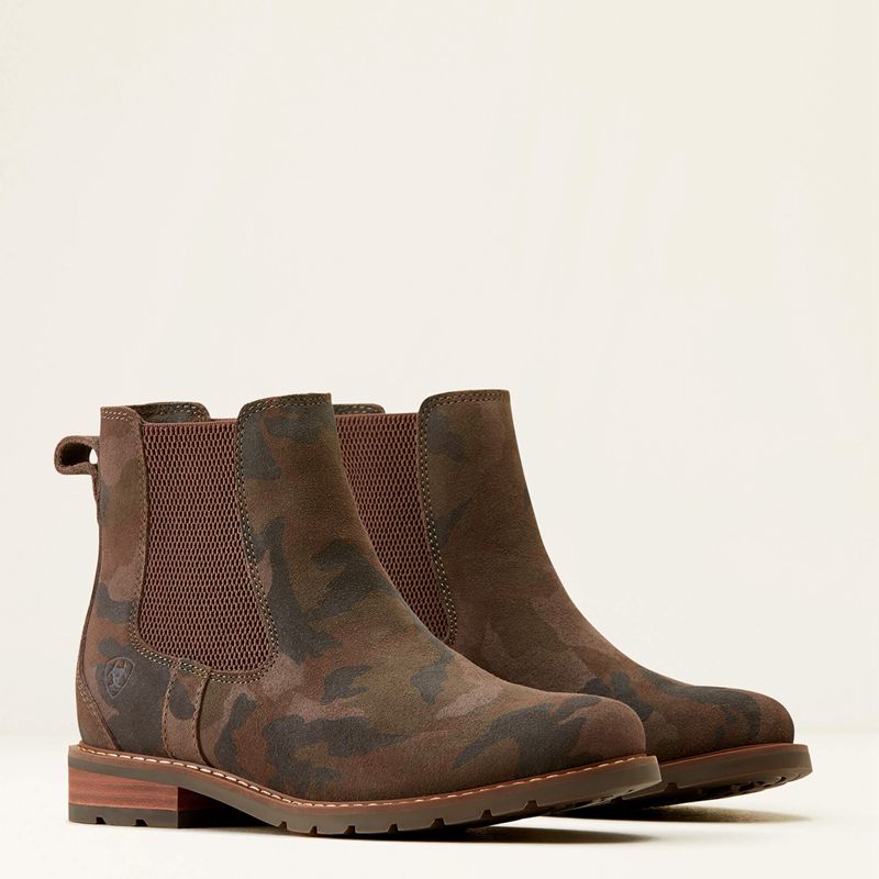 Ariat Wexford Chelsea Boot Camo Polska | APVSYW-931