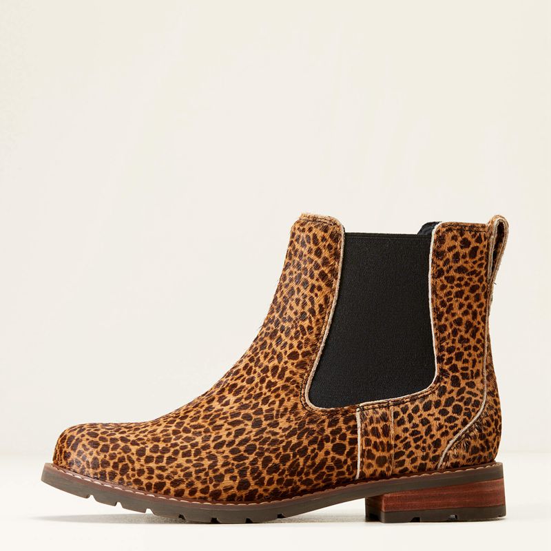 Ariat Wexford Chelsea Boot Cheetah Hair On Polska | APYCHZ-098