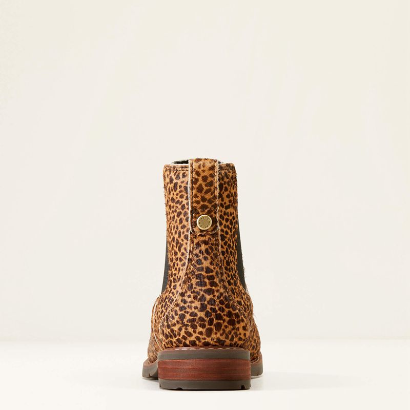 Ariat Wexford Chelsea Boot Cheetah Hair On Polska | APYCHZ-098