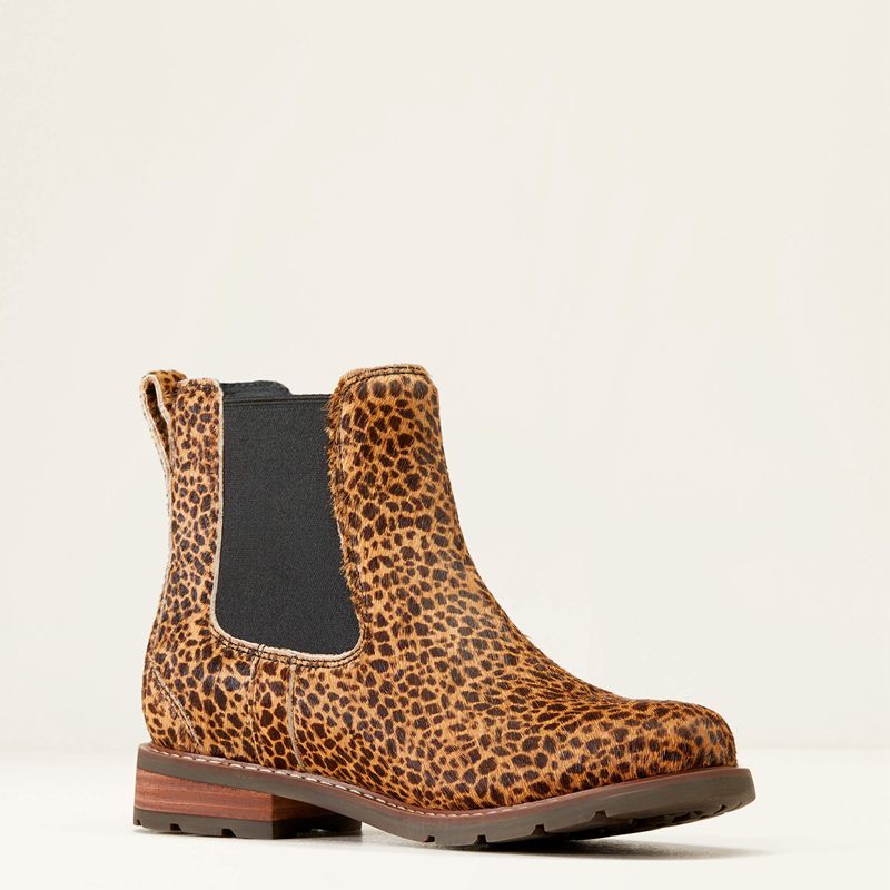 Ariat Wexford Chelsea Boot Cheetah Hair On Polska | APYCHZ-098