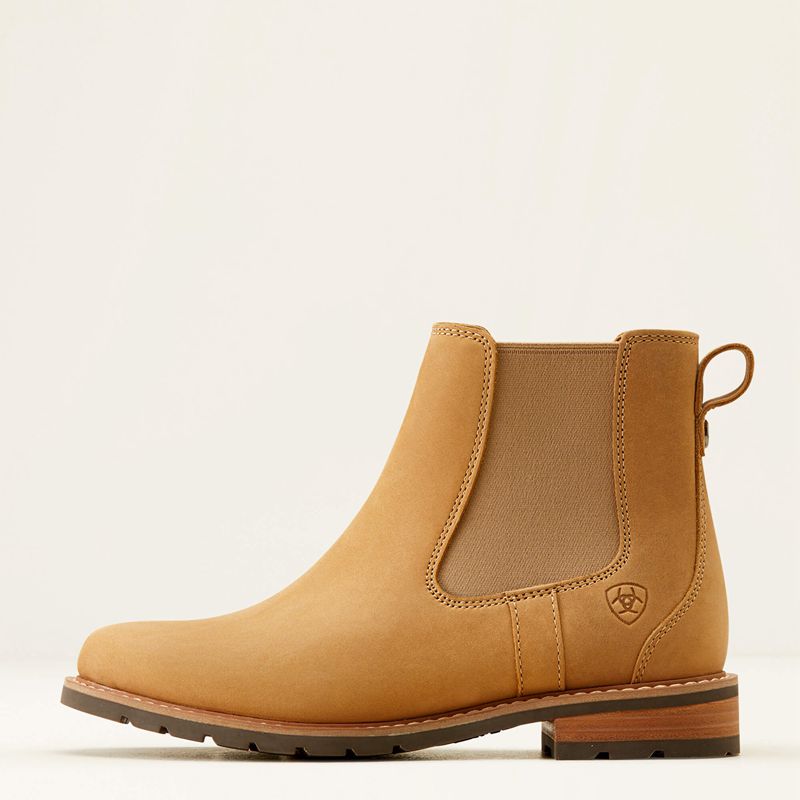 Ariat Wexford Chelsea Boot Natural Tan Polska | TKIJQE-617