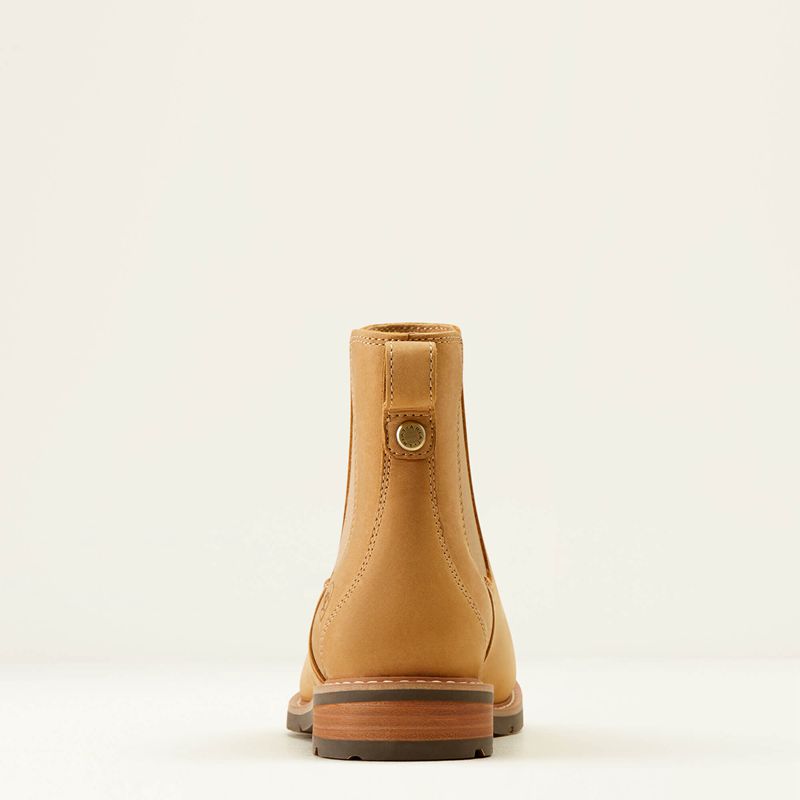 Ariat Wexford Chelsea Boot Natural Tan Polska | TKIJQE-617