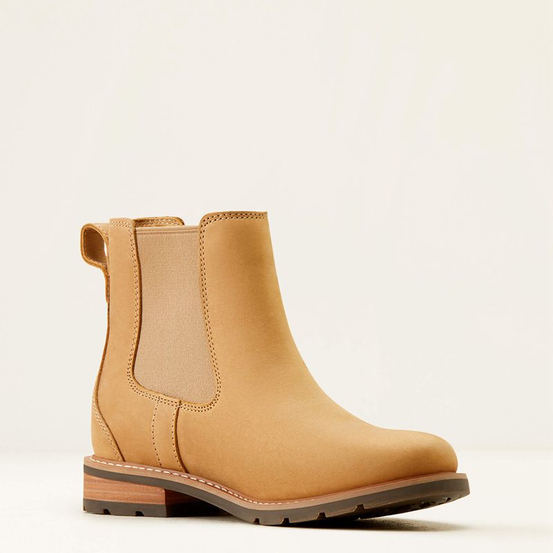 Ariat Wexford Chelsea Boot Natural Tan Polska | TKIJQE-617