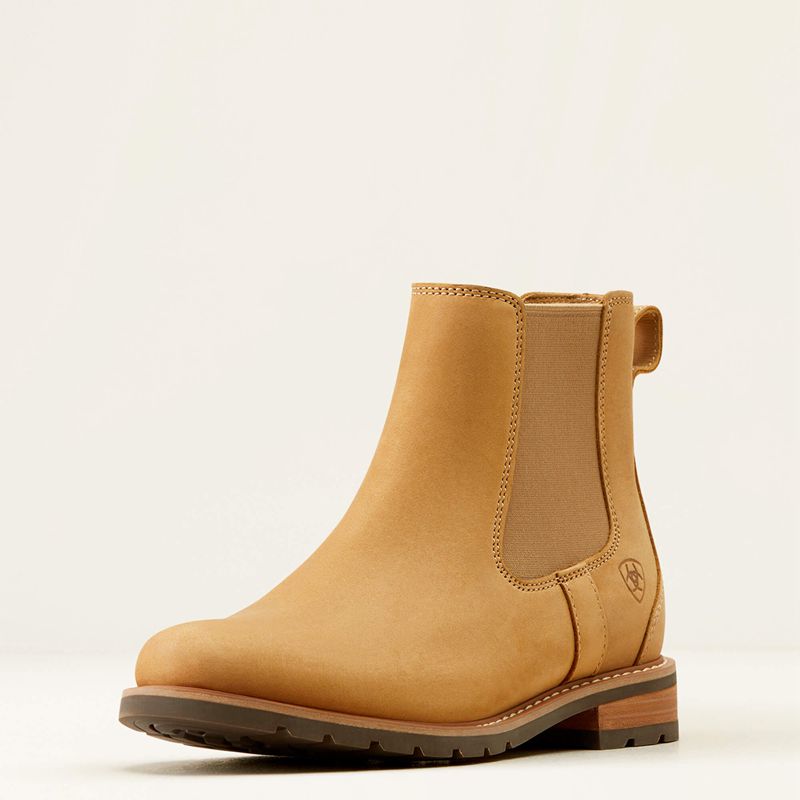 Ariat Wexford Chelsea Boot Natural Tan Polska | TKIJQE-617