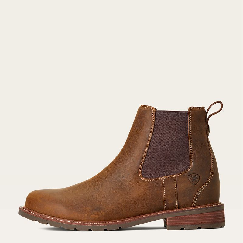 Ariat Wexford Waterproof Chelsea Boot Brązowe Polska | GKITUH-693