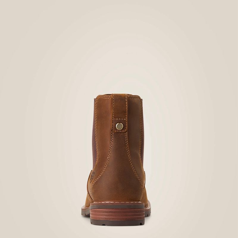 Ariat Wexford Waterproof Chelsea Boot Brązowe Polska | GFCQAW-092